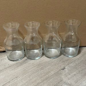Small Clear Glass Vases